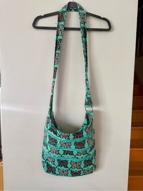 Biizy Bags Turquoise Butterfly Dreams Sling Satchel Crossbody Purse